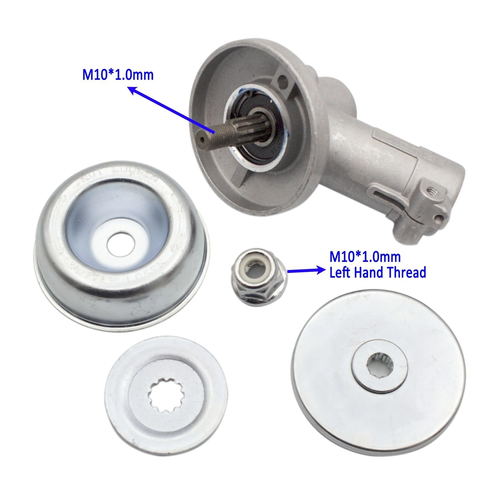 Cabezal de Engranaje 4144 640 0100 Compatible con desbrozadora St FS55 FS55 2-Mix FS55R 2-Mix FS55RC FS56 FS56C FS56R FS56RC FS70 FS70R FS70C
