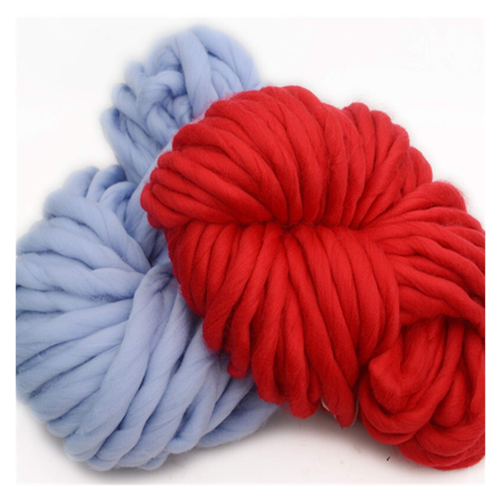 Chunky Yarn Hilo de Isla de Hielo Súper Grueso Bufanda Gruesa Grande Sombrero de Alambre Chal Crudo Lana DIY 1 (Color : 14)