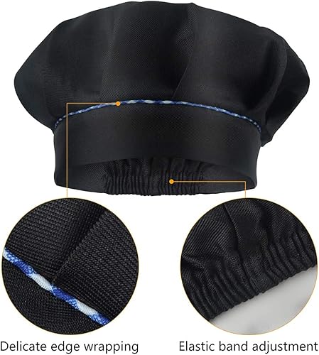 Miniatura 2 de SUNLAND Juego de delantal y sombrero para niños, delantal de chef para cocinar, hornear y pintar