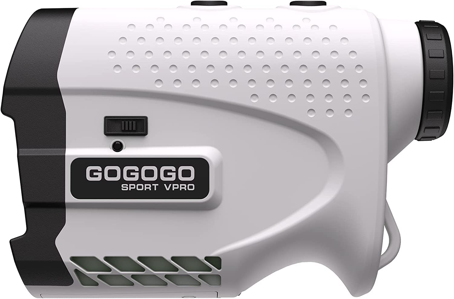 Gogogo Sport Vpro Telemetro Golf 1097 M(1200 Iarde) con Pendenza OFF/ON, Magnetica Telemetri con Ingrandimento 6X per Blocco della Bandiera e Vibrazione,Scansione, Velocità, sin AAA Batteria
