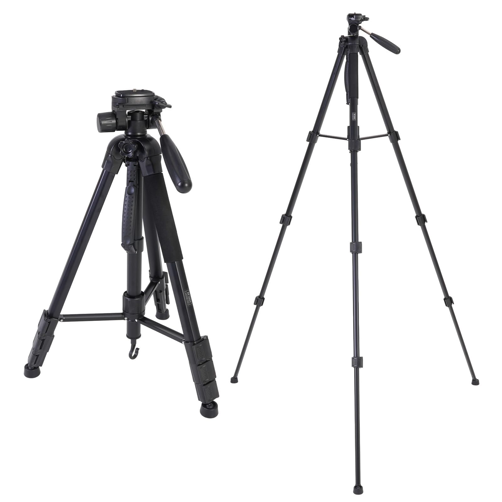 Trépied d'appareil Photo, Trépied DSLR Léger en Alliage d'aluminium, sans Miroir avec Montage Pliable de 1/4 Pouces pour la Photographie en Plein Air, Les Voyages, Les événements de