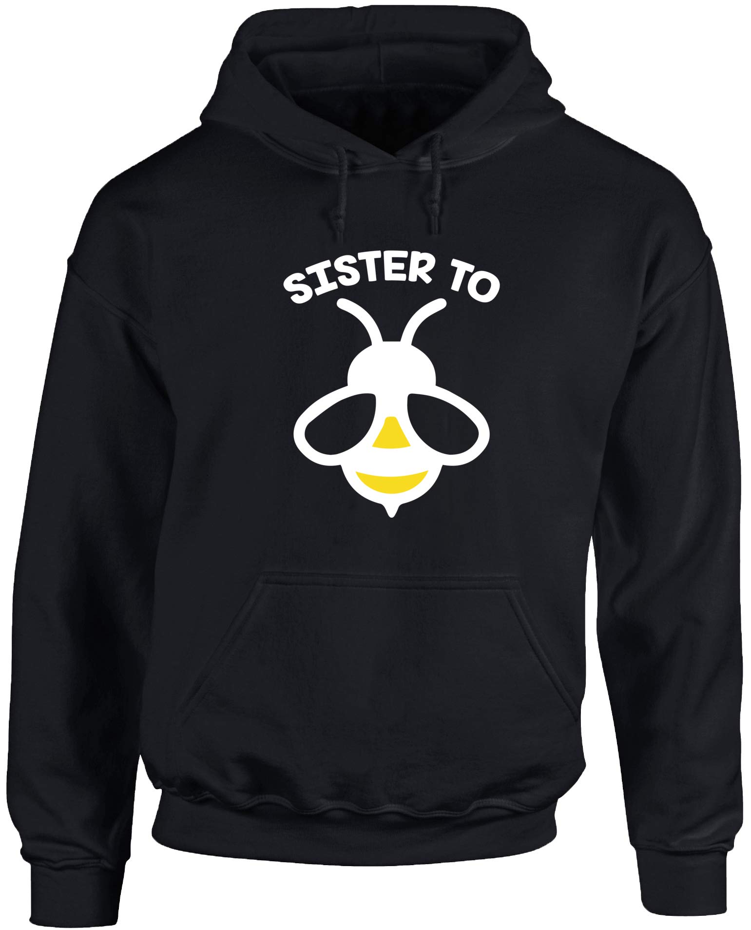 HippowarehouseSister to bee Unisex Hoodie Hooded top (Specific Size Guide in Description)