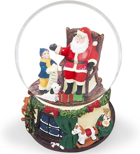 Miniatura 4 de Lista de regalos para Santa Musical Water Snow Globe