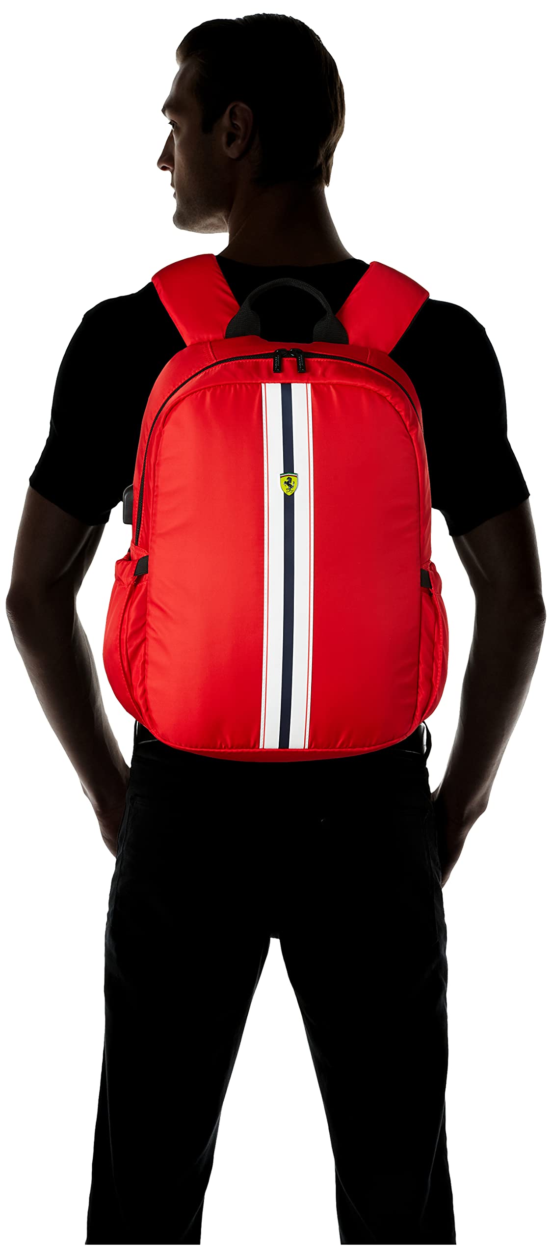 CG MOBILE X Zaino Scuderia, 38,1 cm (15 pollici) rosso/nero Unisex - Adulto