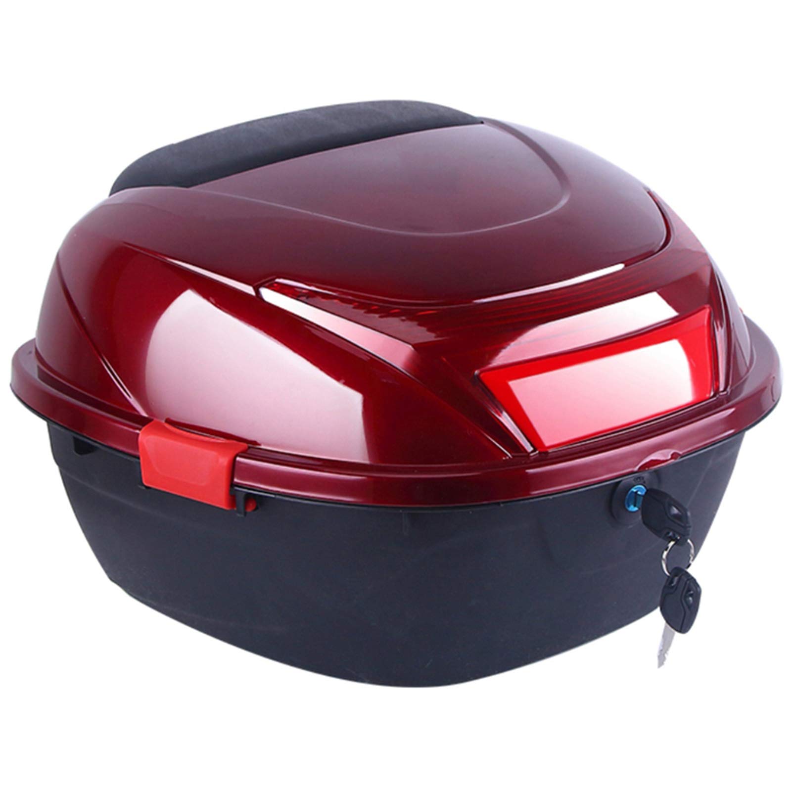 Coffre supérieur de moto universel avec serrure pour casque
