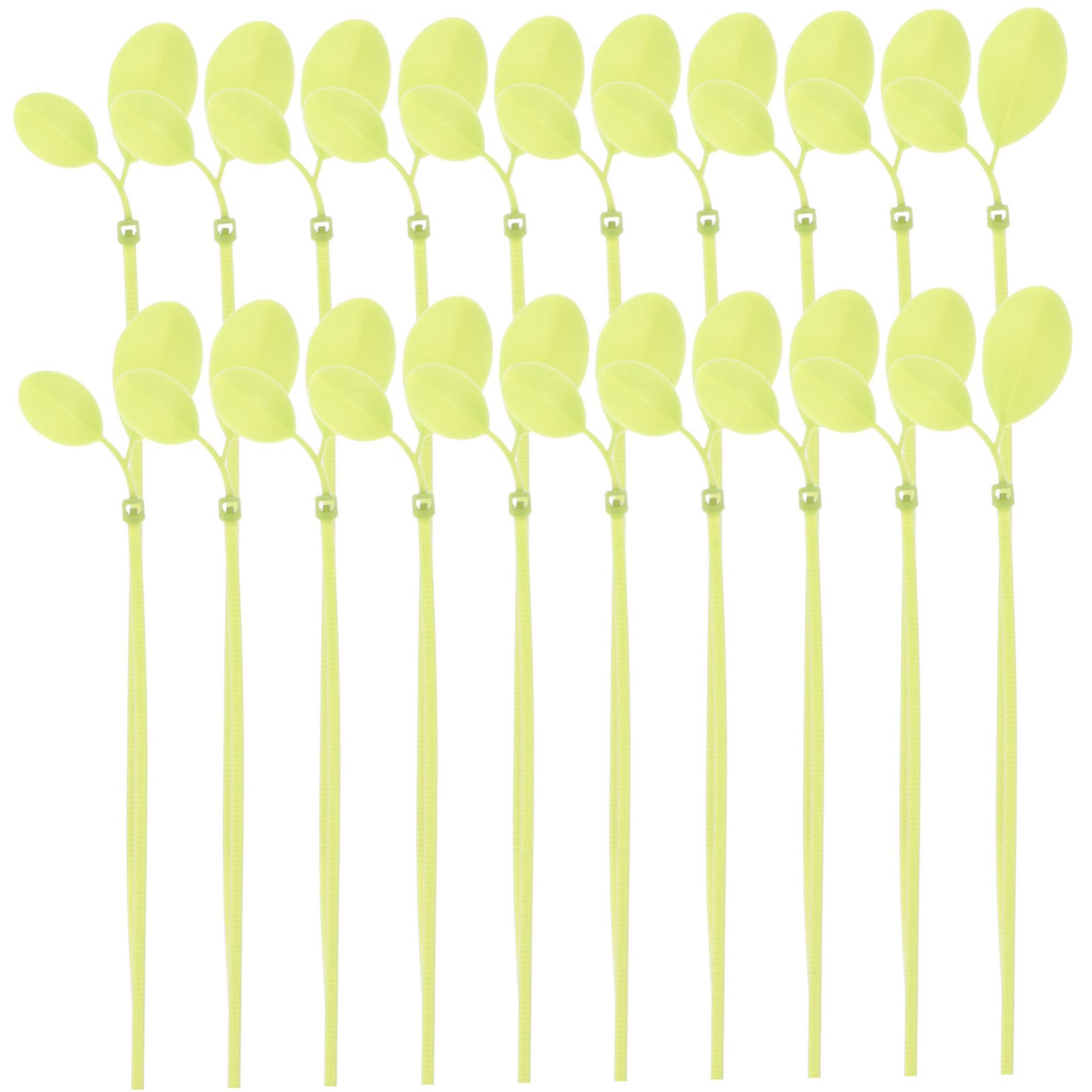 DOITOOL 300stücke Blattförmige Nylon Kabelbinder Bunte Dekorative Und Praktische Kabelbinder Für Garten Zuhause Und Büro Langlebig Und Einfach Zu Verwenden