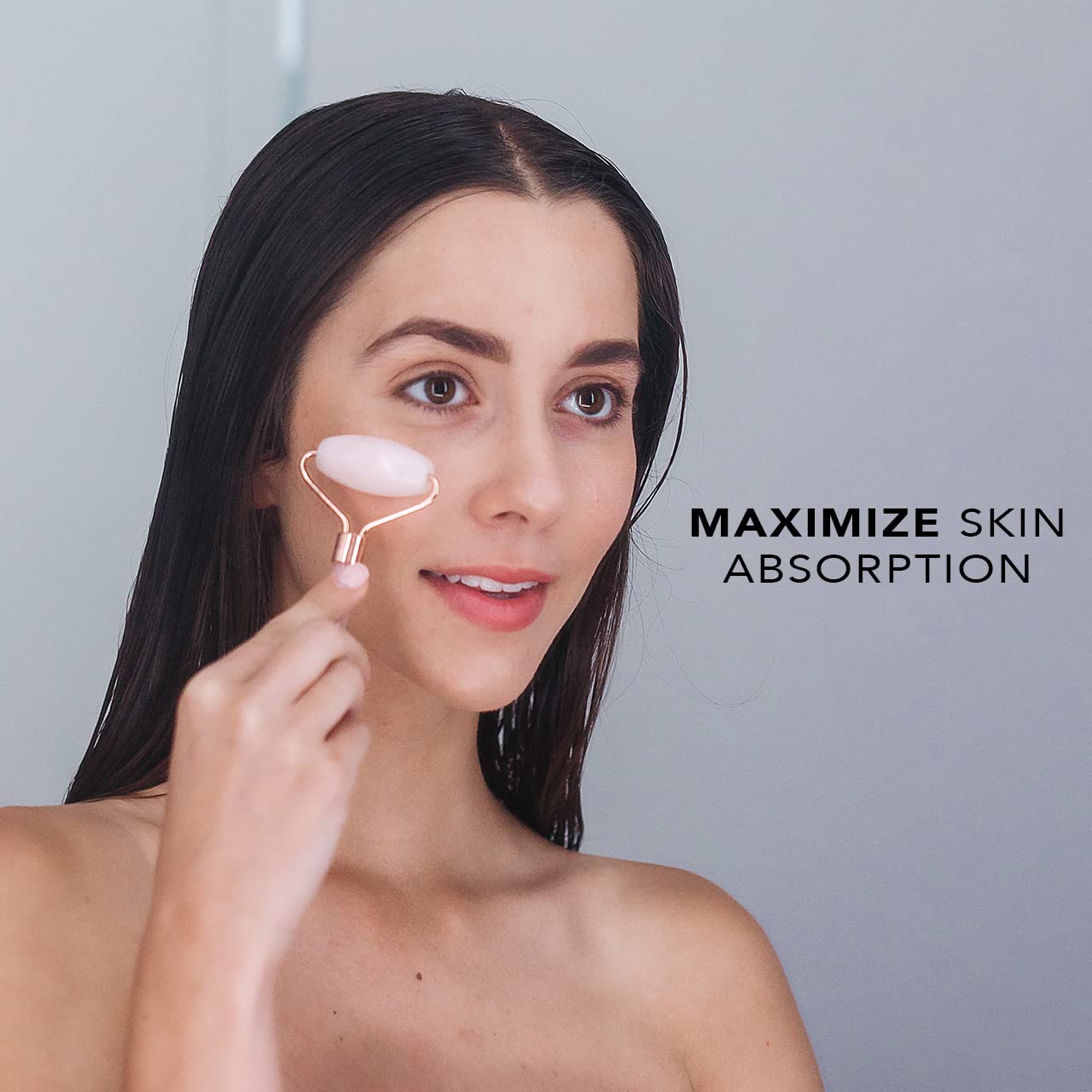 Kitsch Jade Face Roller - Jade Roller for Face | Genuine Jade Facial Roller | Anti Aging Face Roller Skin Care | Face Rollers & Eye Roller for Relaxation | Jade Roller for Wrinkles and Lifting : Beauty & Personal Care