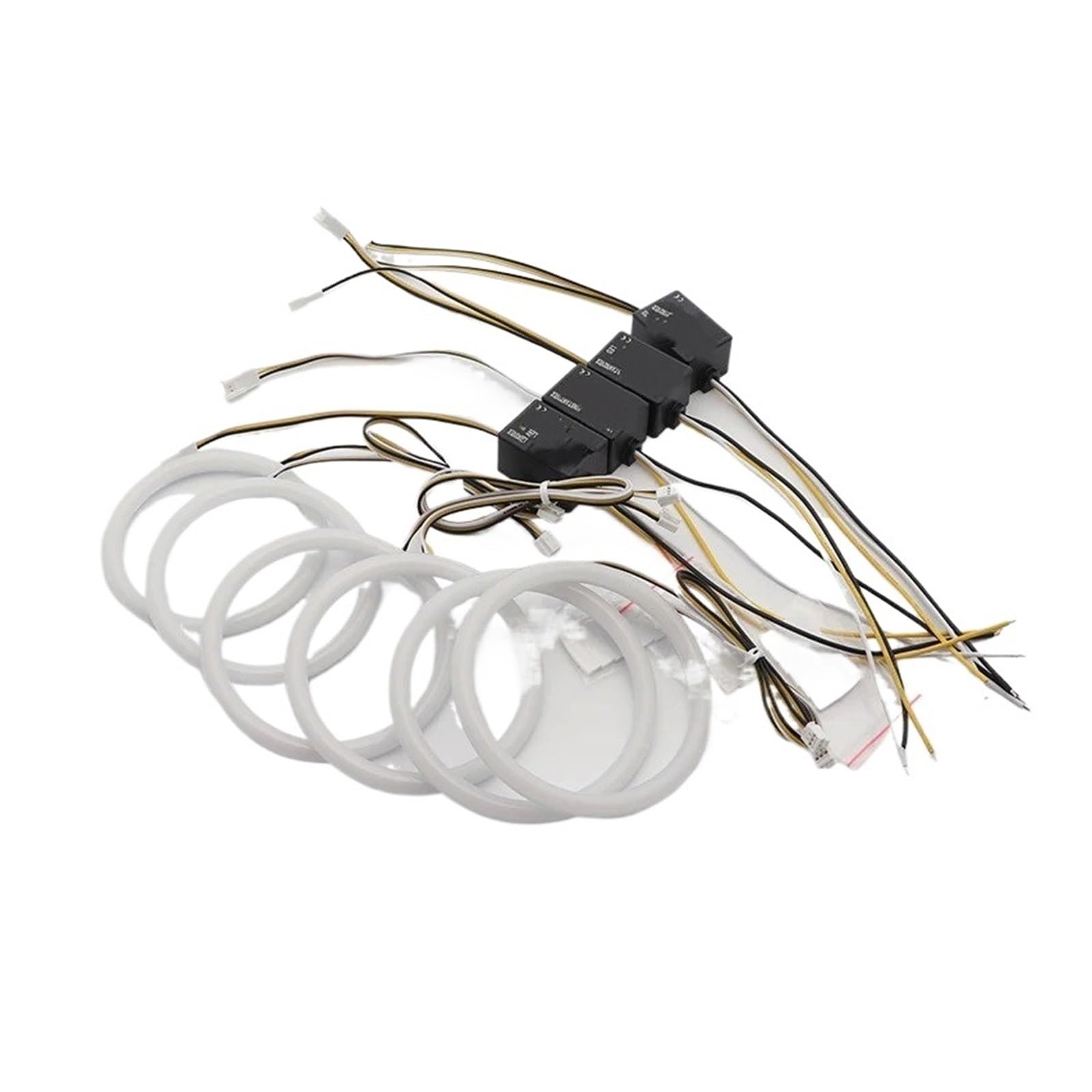 Anelli halo LED Per Alfa Per Romeo Brera Spider 159 2005-2011 DRL 6 Pezzi Doppio Colore Auto Per Styling Kit Anelli Cotone LED Angel Eyes Fari occhio d'angelo