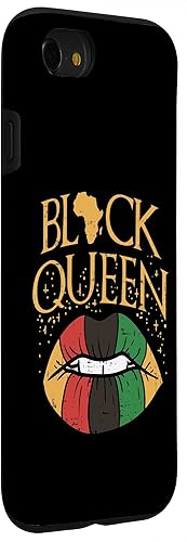 Miniatura 33 de iPhone 13 Pro Black Queen Lip Africa Flag Pride History Afro Women Gift Case