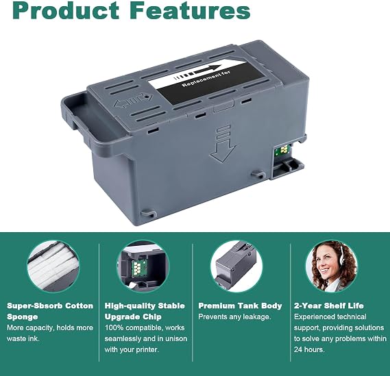 Remanufactured Ink Maintenance Box Replacement for Epson C12C934591