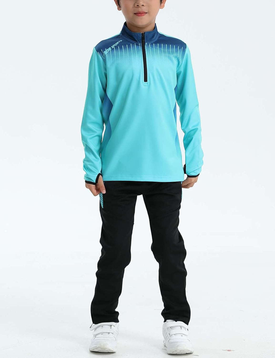 Kids Sports Clothing Sets Boys Football Soccer Tracksuit Long Sleeve Training Suits Set Jersey Kit