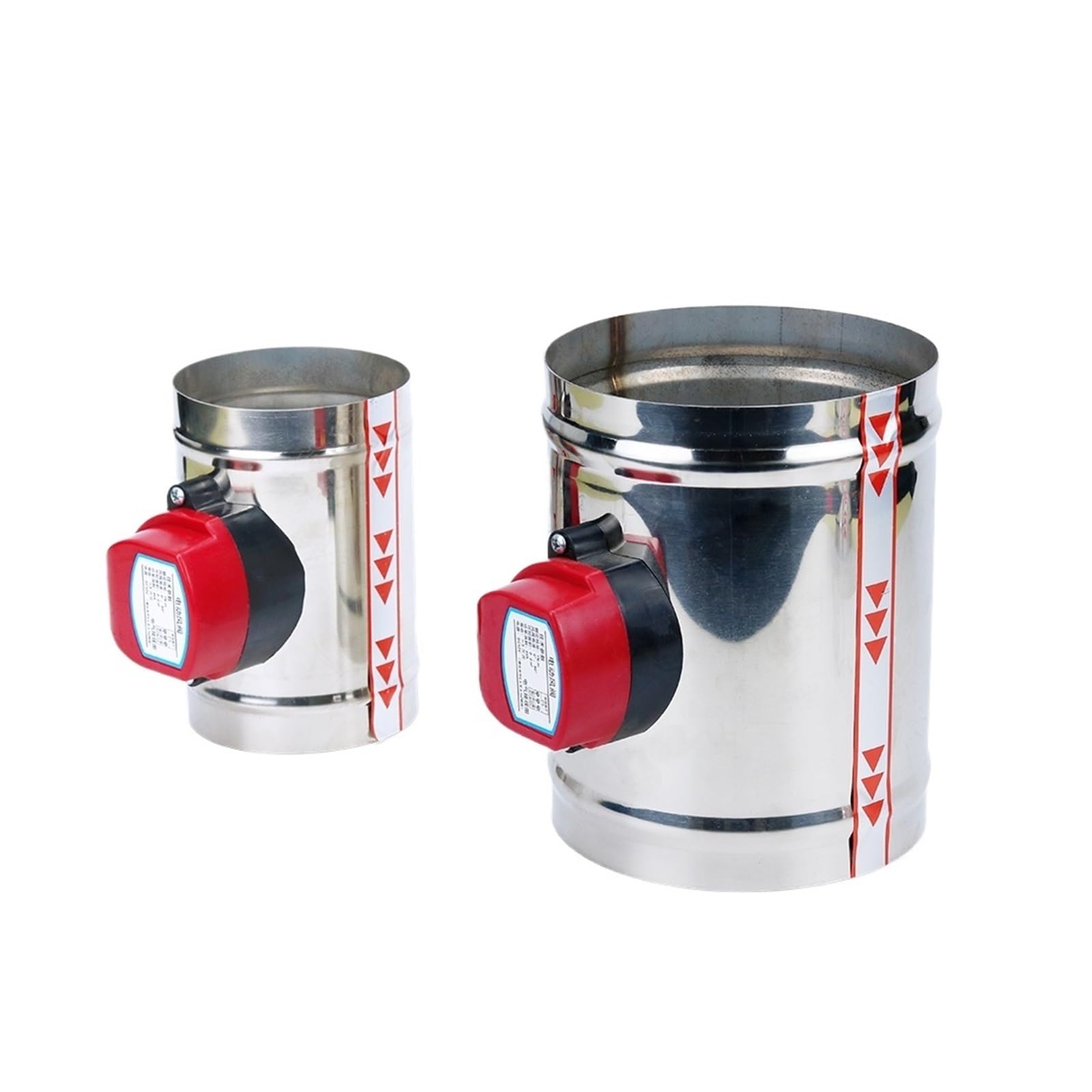 1 x 220 V/12 V/24 V ze stali nierdzewnej 201 Zmotoryzowany zawór elektromagnetyczny odpowietrzający 4/5/6/8", 63-250 mm (OD 125 mm, AC220V)