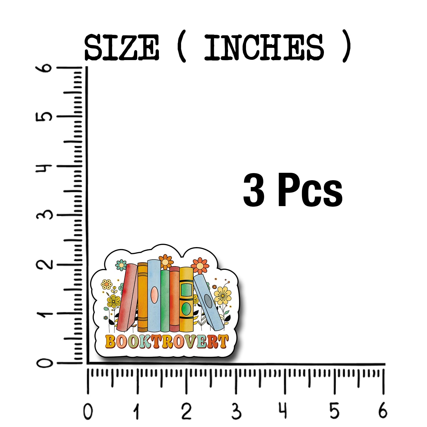 Reading Log Stickers Booktrovert Stickers 3-Pack - Waterproof Vinyl ...