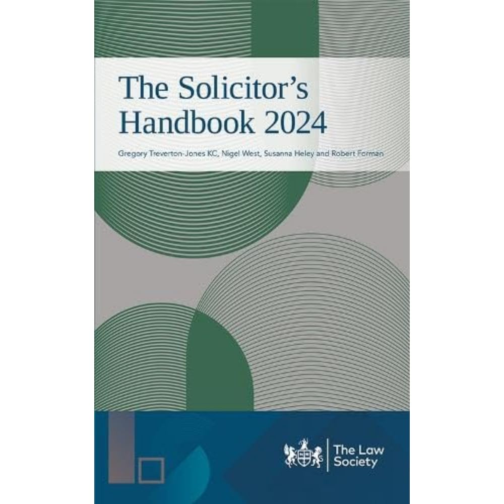 The Solicitor's Handbook 2024 by Gregory Treverton-Jones, KC,... - 9781784462499