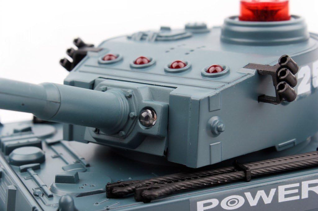 POCO DIVO Abrams vs Tiger Infrared Battle Tanks 2-Set Combat Fight Pair 2.4Ghz RC Battling Tank Remote Control Military Vehicle