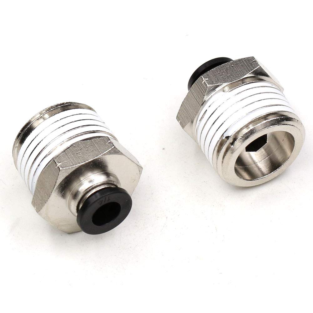 1/2 Push to Connect Fittings Air Fittings,CEKER 3/8 od x 1/2" NPT Male Thread Air Lines Quick Connect Fittings Pneumatic Fitting 1/2 Tubing Fitting Push in Connector Air Hose Fittings 5Packs — view 31