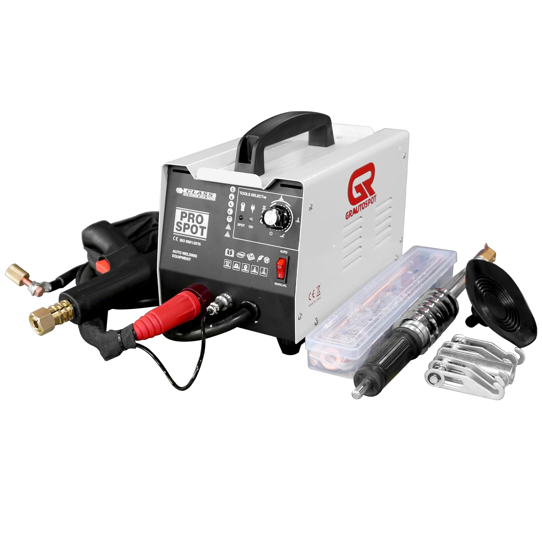 PRO PLUS 110V Spot Welder Dent Puller?1.8KW Panel Spot Welder Puller?5 Models Spot Welding Machine for Car Body Dent Repair (Small PRO PLUS)
