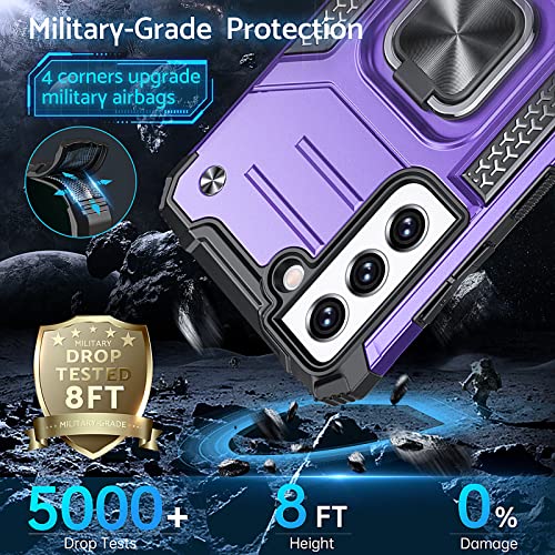 Coque S21 FE violette DASFOND idéale pour support voiture