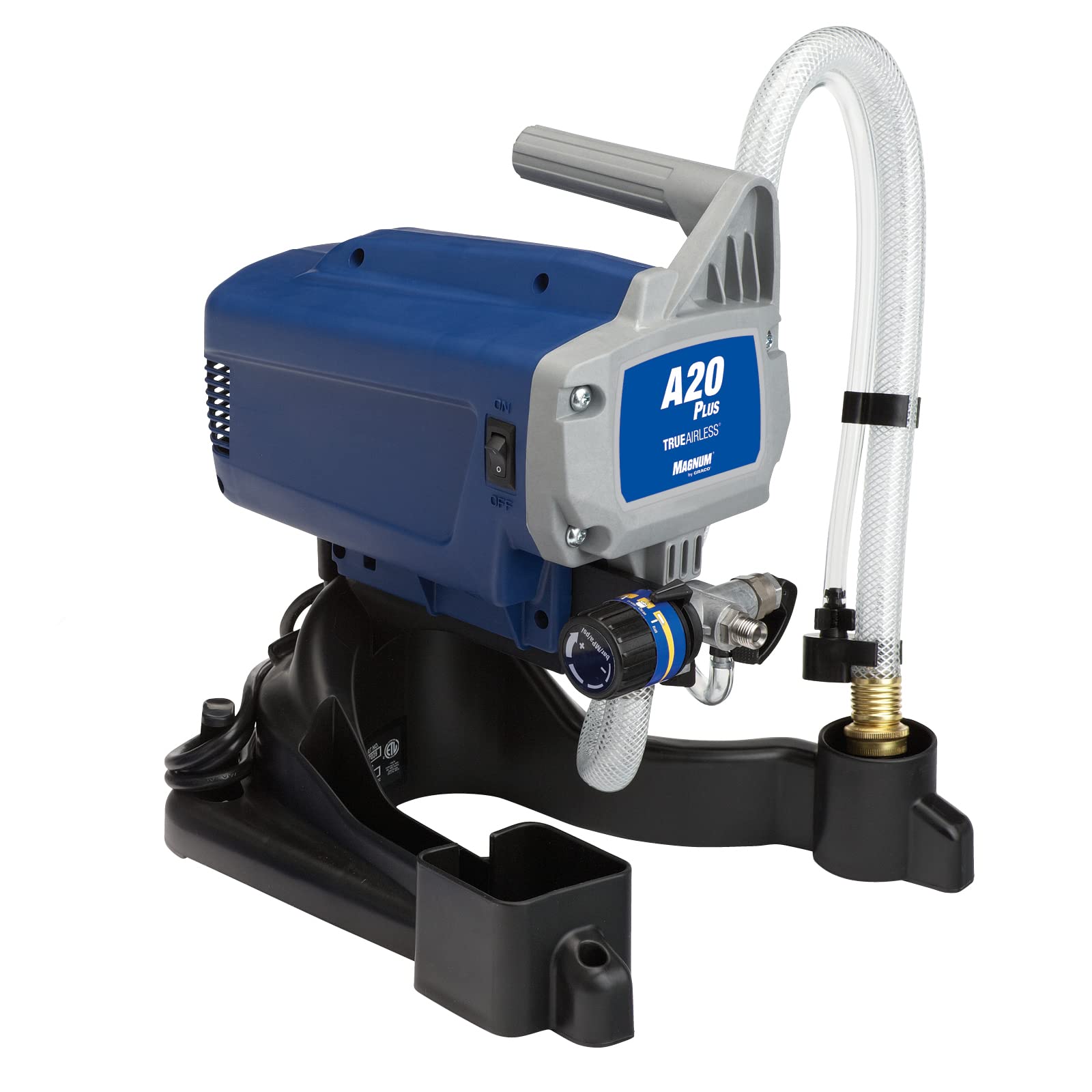 Magnum by Graco 17C243 Pistolet à Peinture airless A20 Plus, Usage Domestique (débit 0,9 l/Min, Pression Max. 207 Bars), Bleu