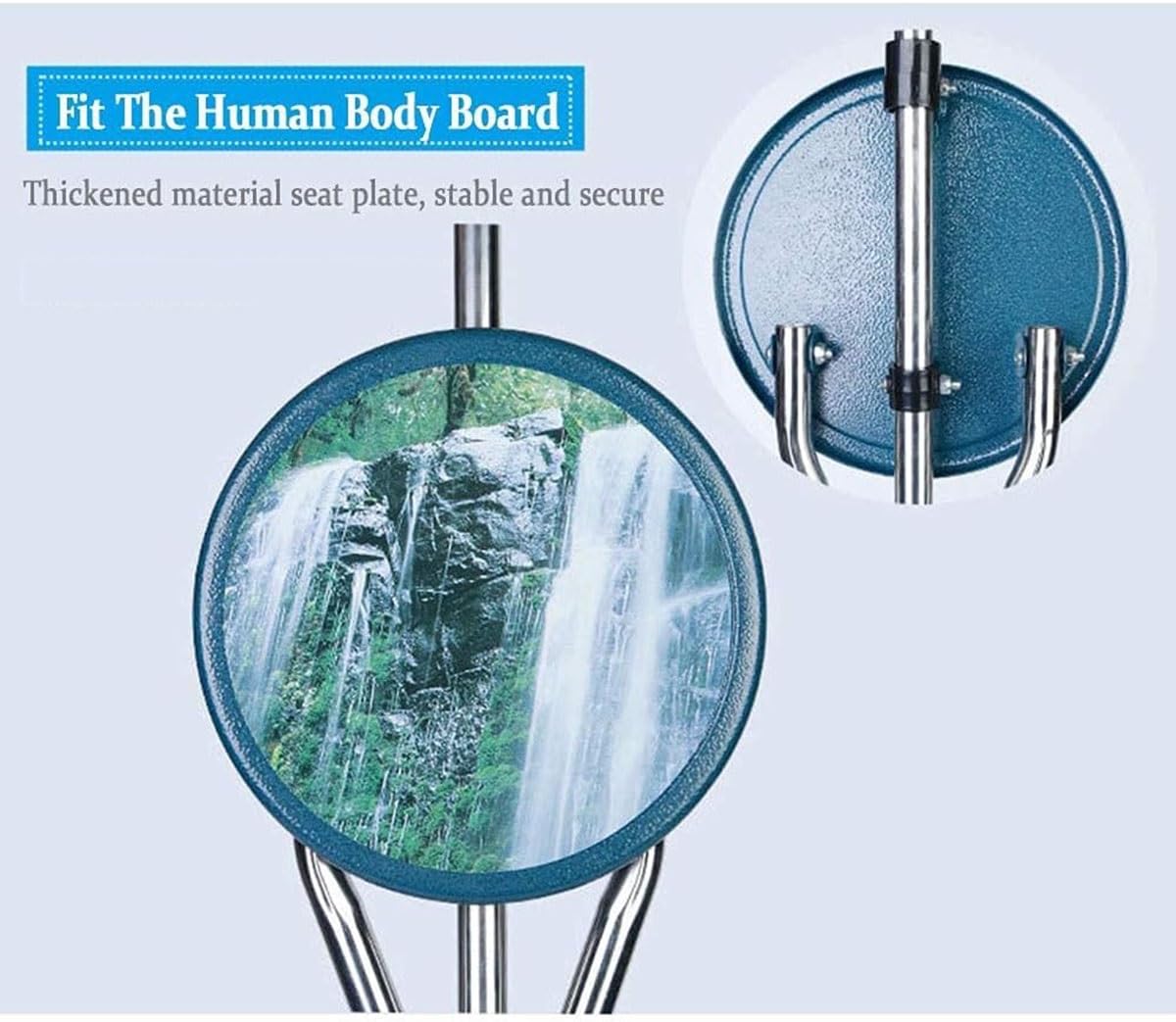 Silla para Caminar Portátil Bastón Silla Plegable Bastón para Trípode Taburete Portátil Bastón Ortopédico Mango Ergonómico Ayuda para Caminar para Ancianos Y Discapacitados