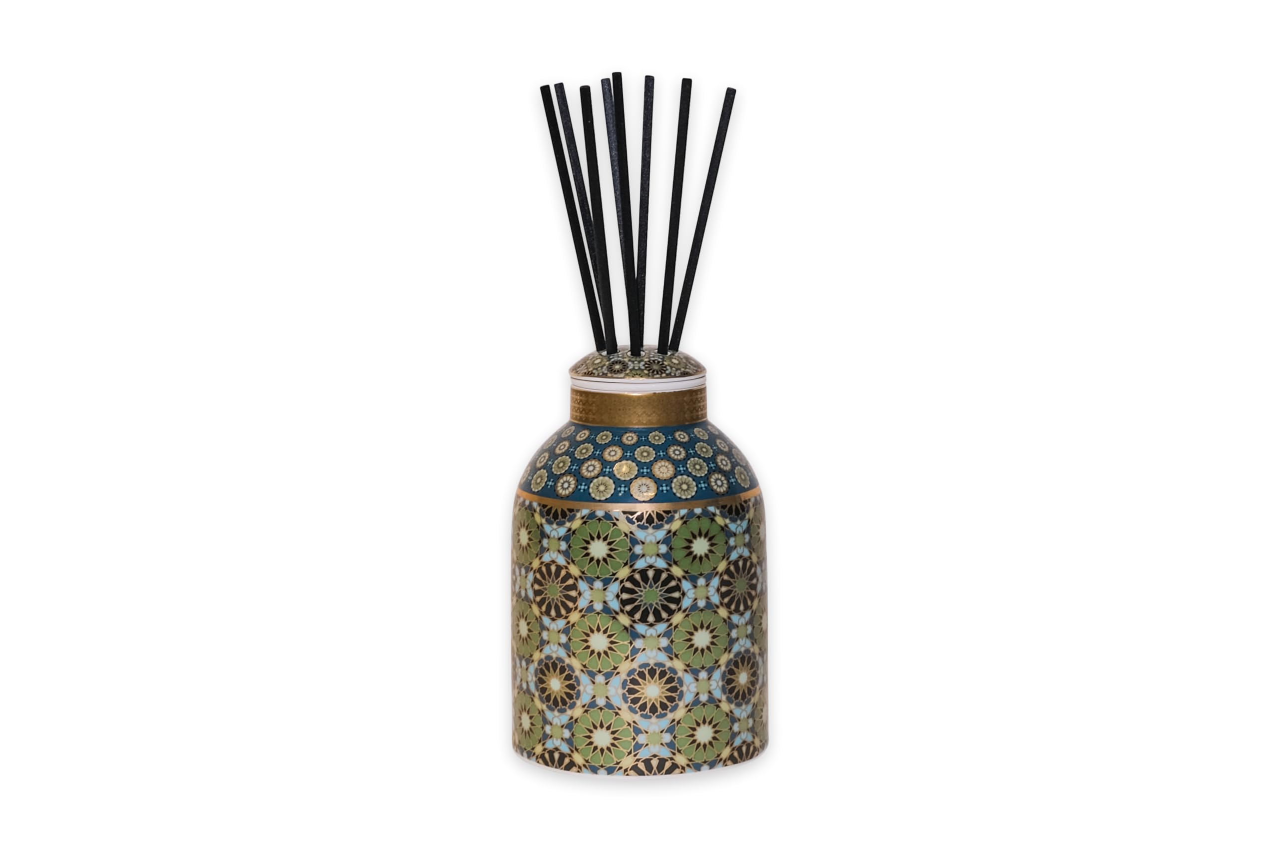 Images d'Orient Andalusia Porcelain Fragrance Diffuser – 4.8" x 7.7", Elegant Home Aromatherapy, Washable Porcelain Design