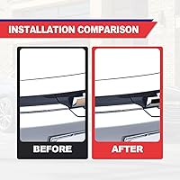 Vista 6 de Compatible con calcomanías de emblema de logotipo Chevy Bowtie de 11.8" x 4", 3 piezas, calcomanías cortadas DIY, 3 piezas de superposición de Fibra