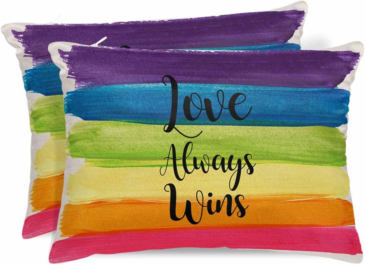 Mahcscha Satin Pillowcase for Hair and Skin, Love Always