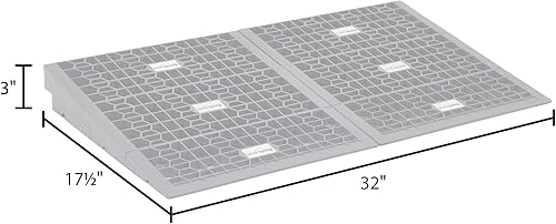 Miniatura 2 de Rampa de umbral múltiple de plástico Silver Spring de 32" W