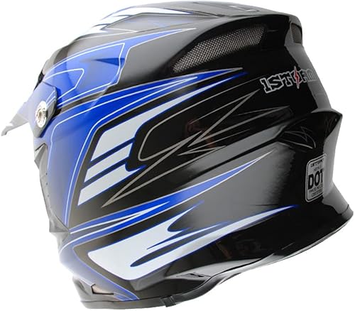Miniatura 5 de 1Storm Casco de motocross adulto ATV Dirt Bike BMX Downhill Mountain Casco Track Style H819-5