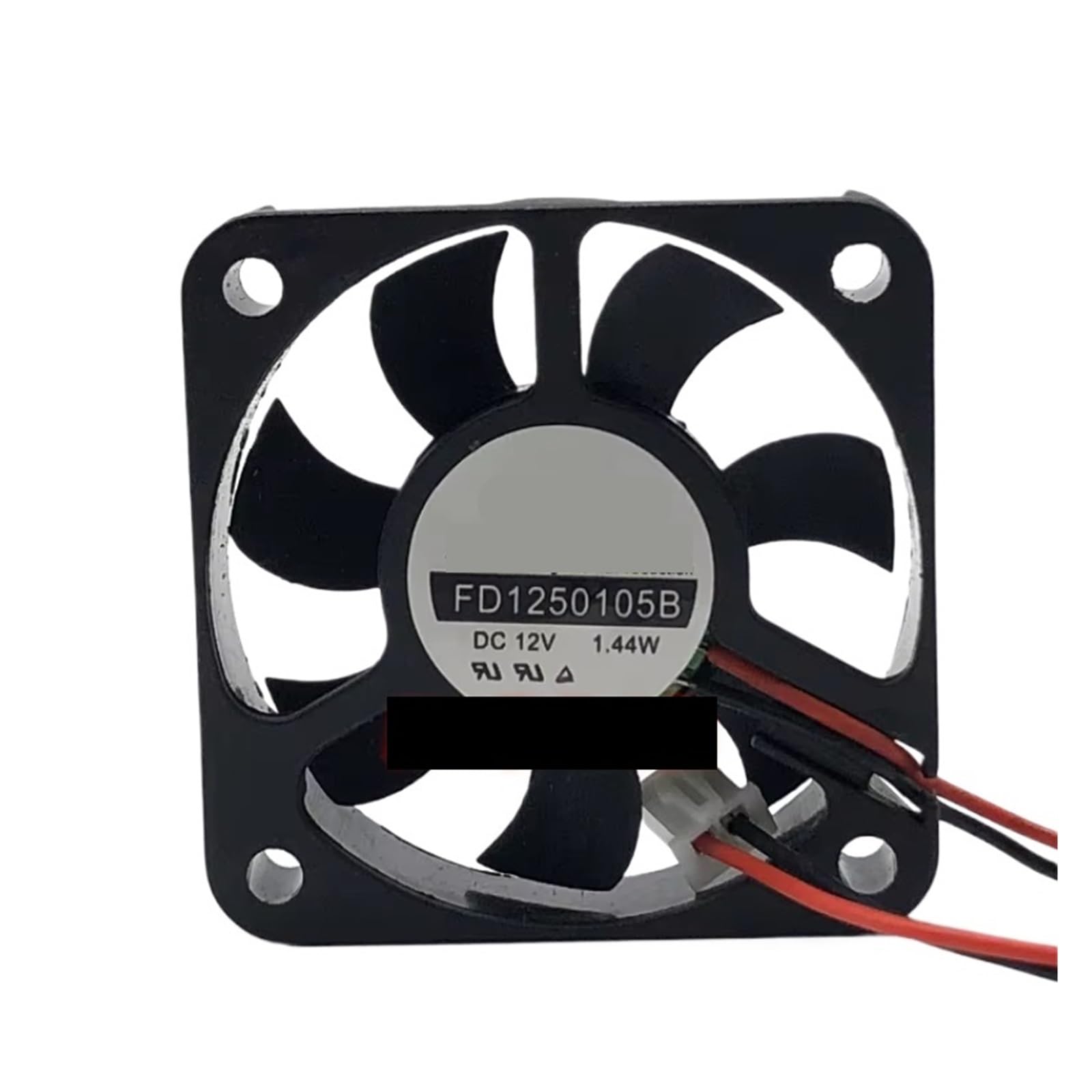 UITGVDQAT FD1250105B DC 12V 1.44W 50x50x10mm 2-Wire Server Cooling Fan