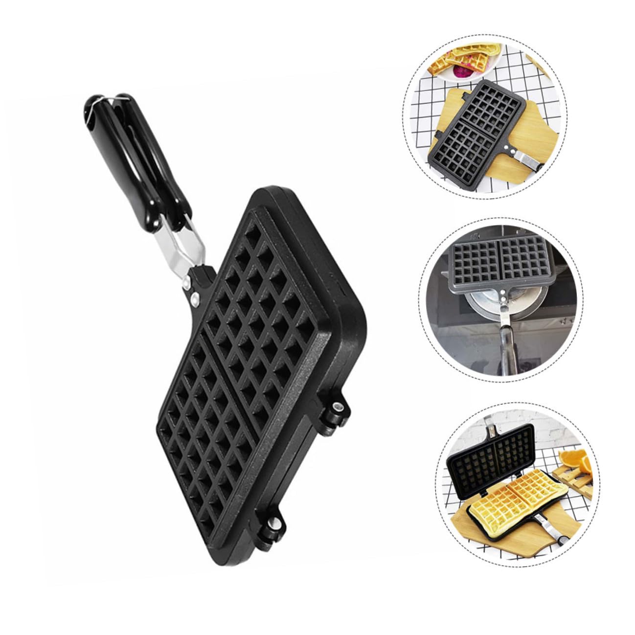 Molde para Hacer Gofres Antiadherente para Horno Molde para Pasteles DIY Compacto y Reutilizable para Cocina Doméstica y Regalo