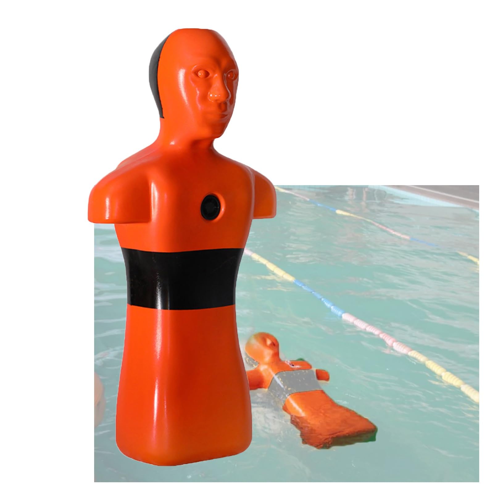 Chupete de entrenamiento para seguridad en el agua, diseño de drenaje rápido para adolescentes y adultos