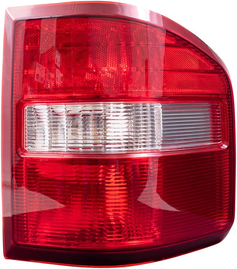 Brock Replacement Driver and Passenger Taillights Tail Lamps Compatible with 2004-2009 F150 Flareside Pickup Truck 7L3Z13405BA 7L3Z13404BA