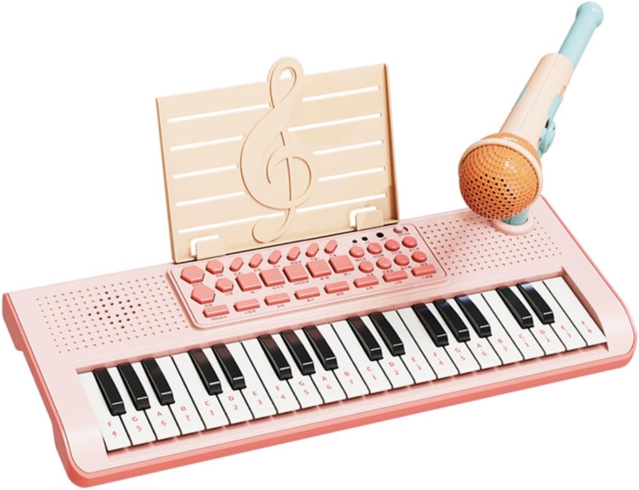 Kids Piano Keyboard Small Piano Multifunctional Use Electronic Keyboard, Green