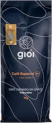 Giói Café Especial, 100% Arábica, Torrado, Em Grãos, 84+ (1kg, Blend Média)