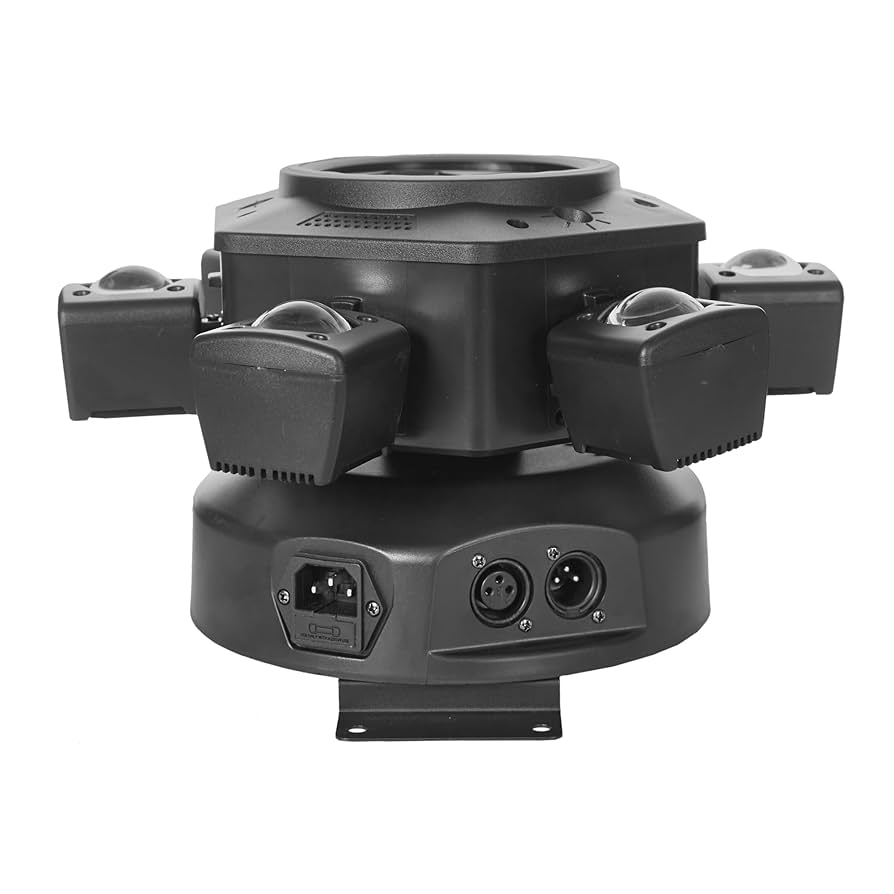 Amazon.com: JUNMAN 6 Head Bee Eye Led Beam Moving Head Wash