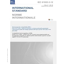 IEC 61000-3-122011+AMD12021 CSV, Electromagnetic compatibility EMC - Part 3-12 Limits