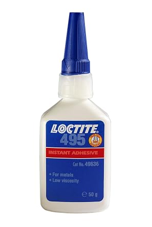 Loctite Instant Adhesive, 1 fl oz, Bottle, Clear, Superbonder 495 135467-1 Each