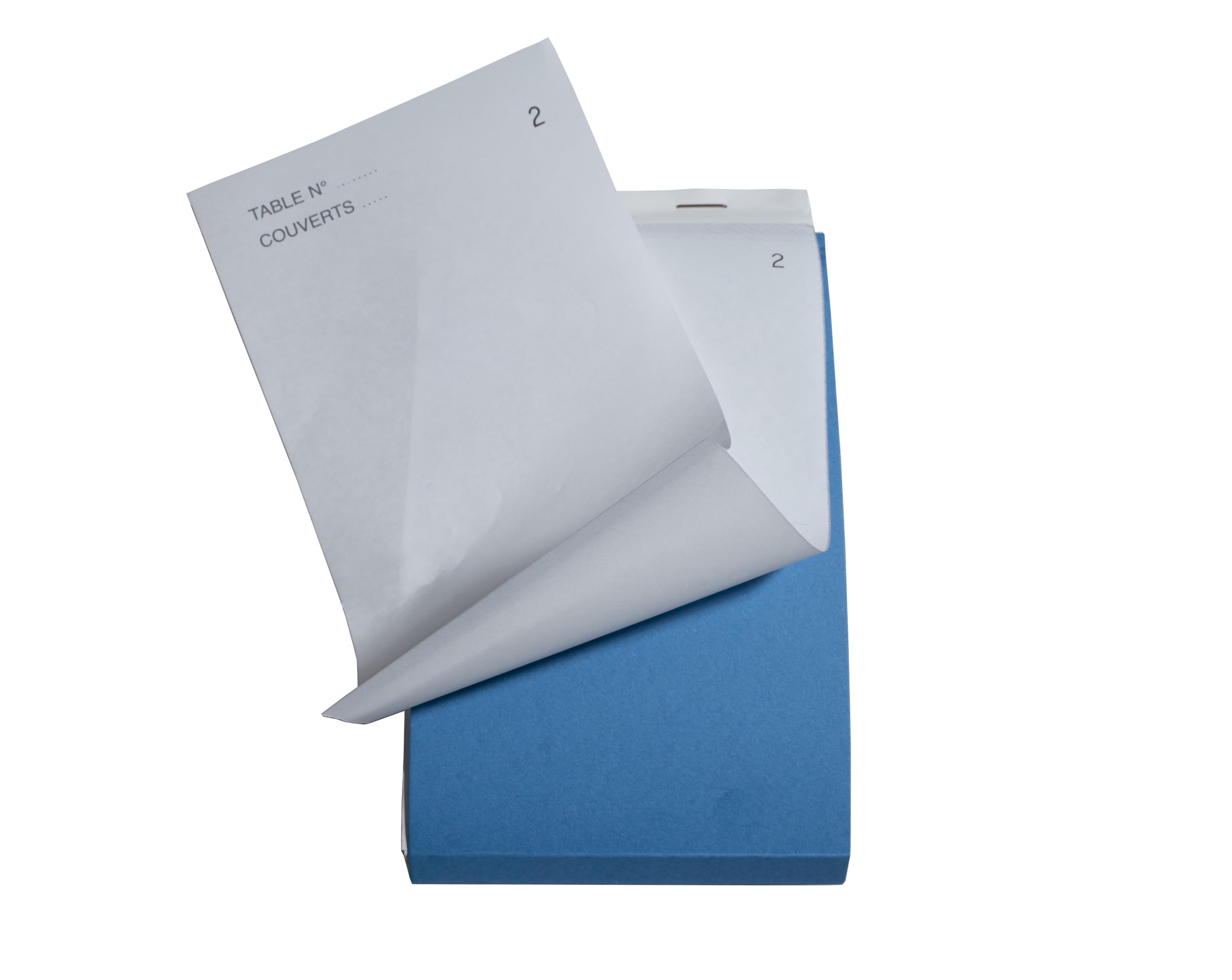 Exacompta - Réf. 96201E - Carton de 50 blocs Maître d'Hôtel - Carnet de commande pour restaurants - 50 feuillets blancs autocopiants en 2 exemplaires numérotés - Format vertical 8 x 15 cm