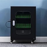 JKSVTF Cell Phone Charging Stations W/USB Port & Wheels, Chargable Cell Phone Storage Cart, Cell Phone Charging Cart and Cabinet for School, Business