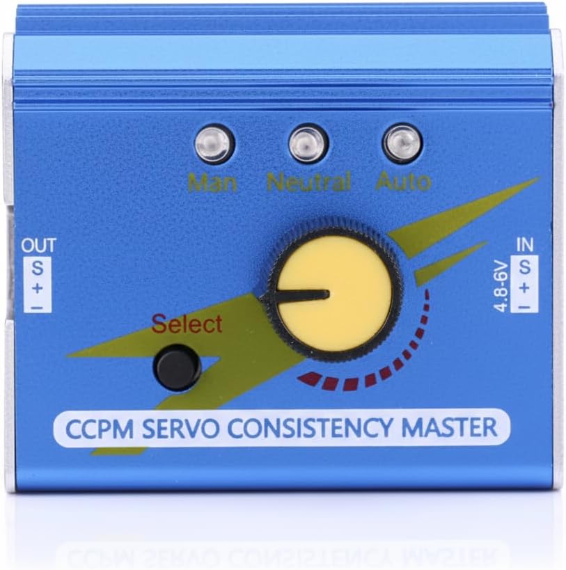 – RC Motor Servo Tester, CCPM Servo Consistency Master Motor Tester ESC Checker for RC Plane Car Boat Model Part Accessory