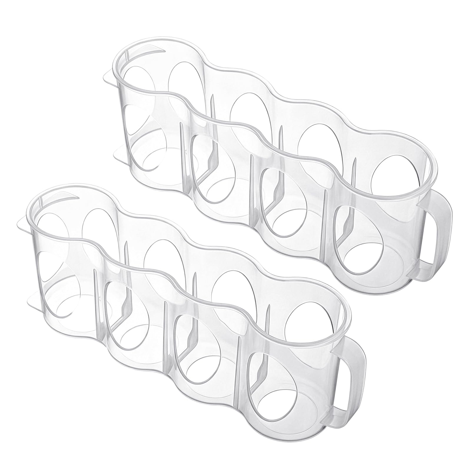 APGLSXY Efficient ABS Can Storage Rack for Refrigerators with Multiple Layer Stacking Capability Stackable Drink Planner
