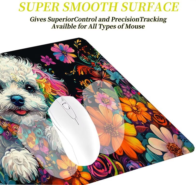Desk mat grand format coloré pour un bureau d'ordinateur moderne et dynamique
