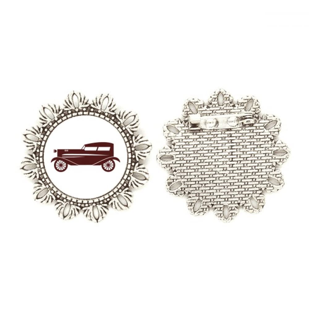 Broche de gancho de diseño geométrico de coches clásicos coleccionable 4