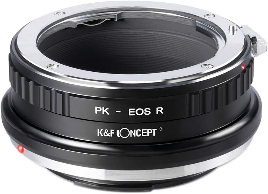 K&F Concept Lens Mount Adapter for Pentax PK Lens to Canon EOS R Camera Body