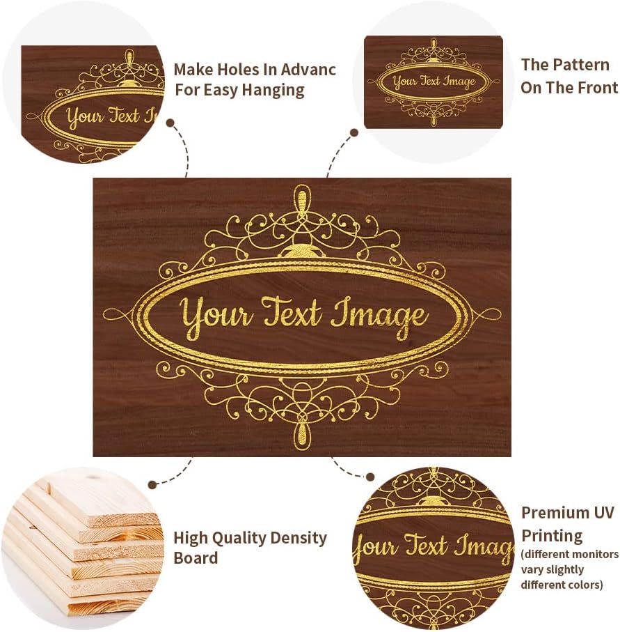 Miniatura 3 de Letrero de madera personalizado para decoración de pared, decoración de pared para sala de estar, granja, oficina, cocina, baño, hogar, inspirador,