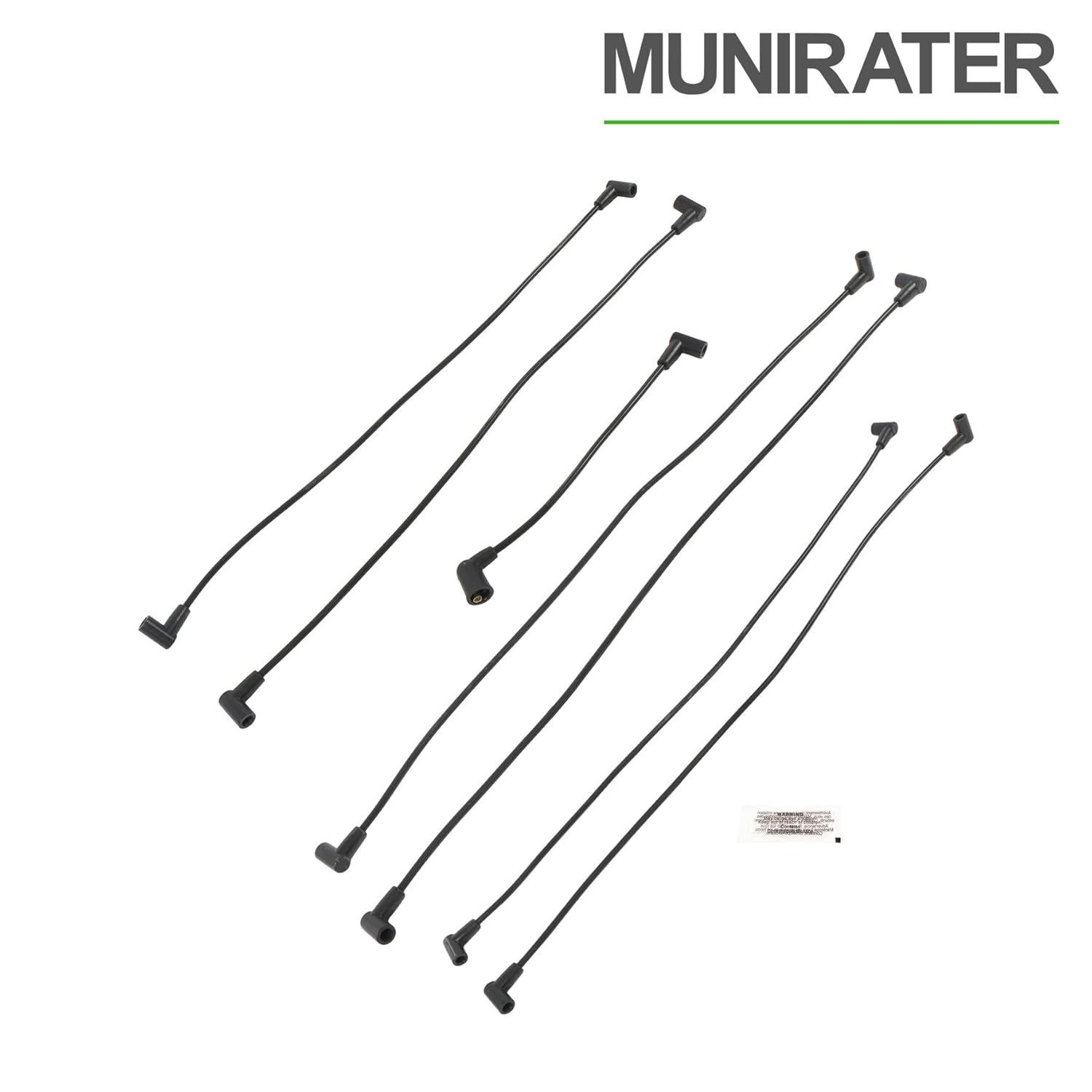 munirater Marine Ignition Wire Set Replacement for 28016 84-816761Q16 Replacement for GM 4.3L V6 Engines