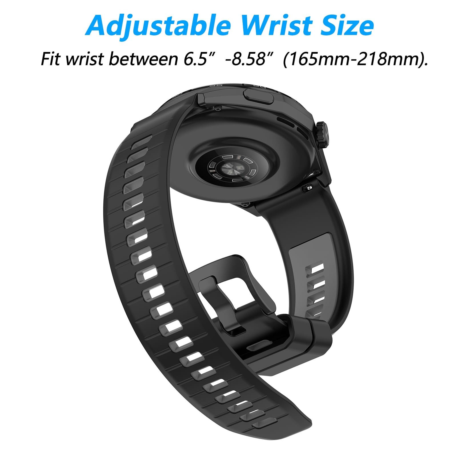20mm Silicone Cinturino per Samsung Galaxy Watch 7/6/5/4/Garmin Active 6/5/Forerunner 570 42mm/165/Approach S50,Cinturini di Ricambio per Amazfit Active2/Amazfit GTS 4 mini/Watch GT 3/2 42mm