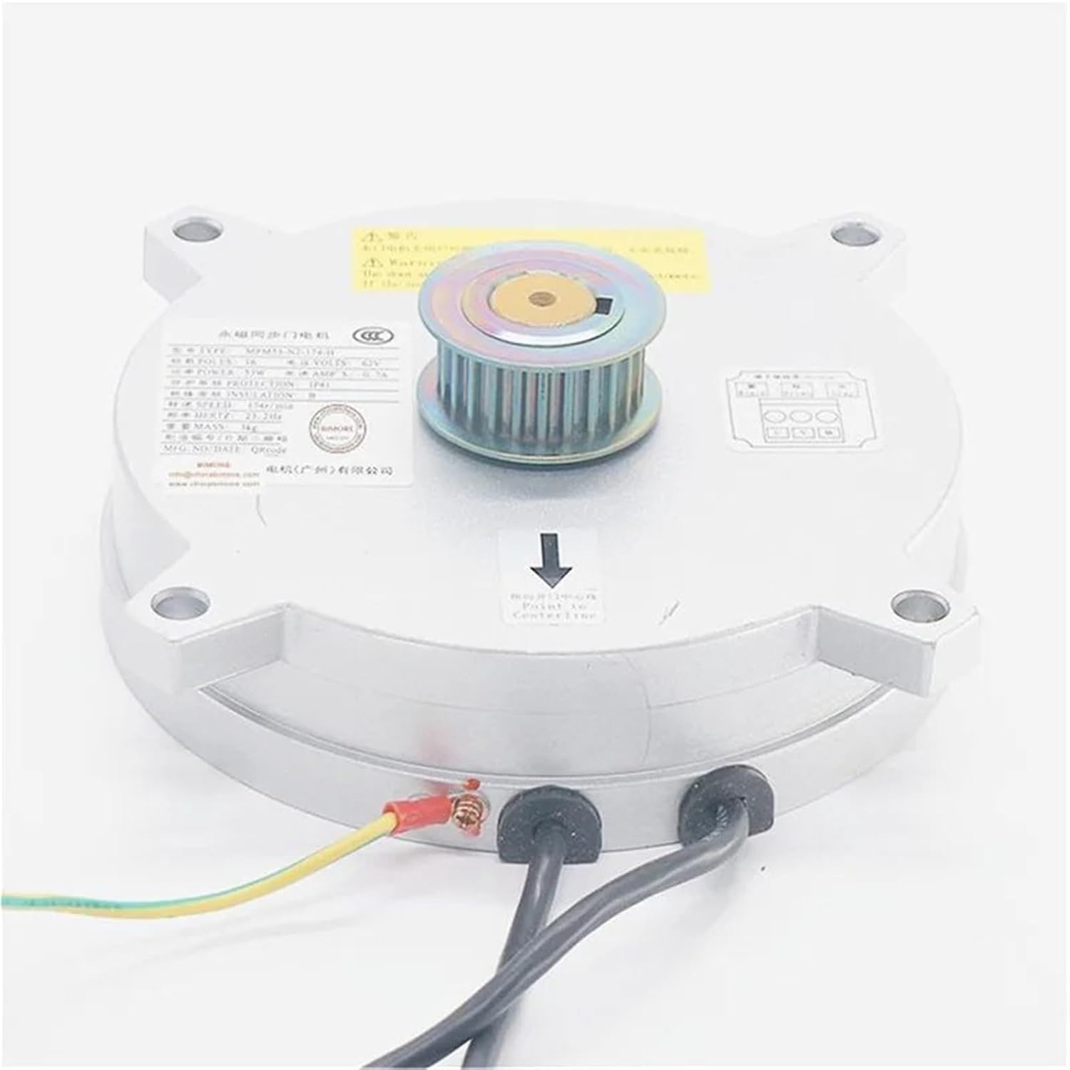 MPM53-N2-174-H Elevator Spare Parts Lift Permanent Magnet Synchronous Door Motor 53W 62V