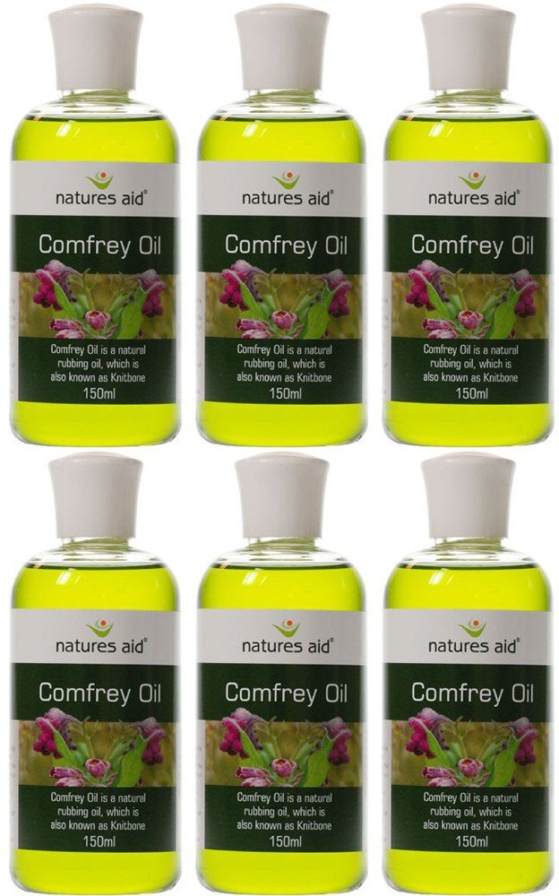 (6 PACK) - Natures Aid - Comfrey Oil | 150ml | 6 PACK BUNDLE